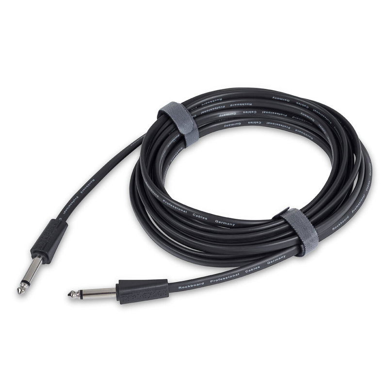 RockBoard RBO CAB FL 600BLK SS Flat Instrument Cable, Straight / Straight - 600 cm / 236 7/32"