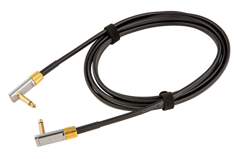RockBoard RBO CAB FL PR 300 AA Premium Series Flat Instrument Cable, Angled / Angled - 300 cm / 118 7/64"