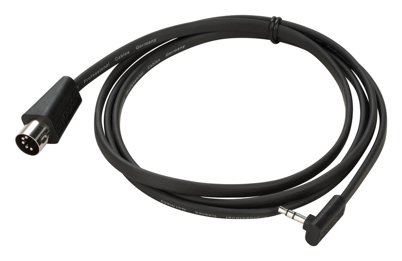 RockBoard RBO CAB F TMA 150 BK Flat TRS to MIDI Cable, TRS-MIDI Type A - 150 cm / 59 1/16"