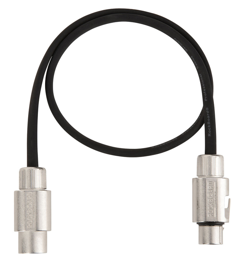 RockBoard RBO CAB F XLR 60 BK Flat XLR Cable - 60 cm / 23 5/8"