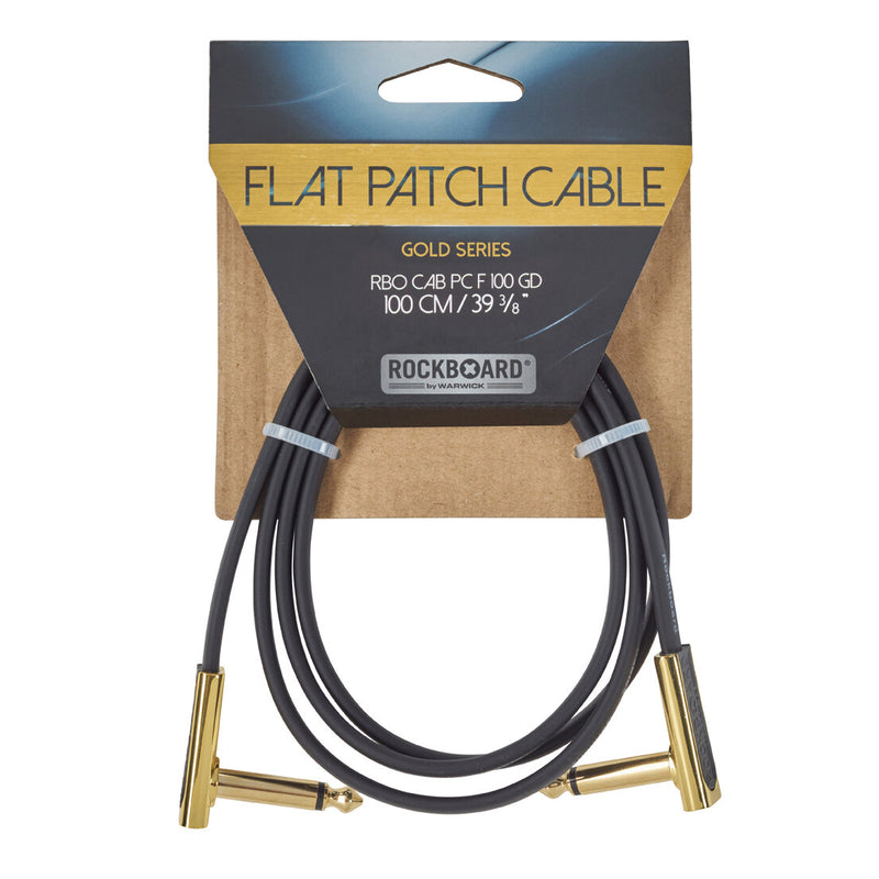 Rockboard RBO CAB PC F 100 GD Gold Series Patch Câble Patch - 100 cm / 39 3/8 "