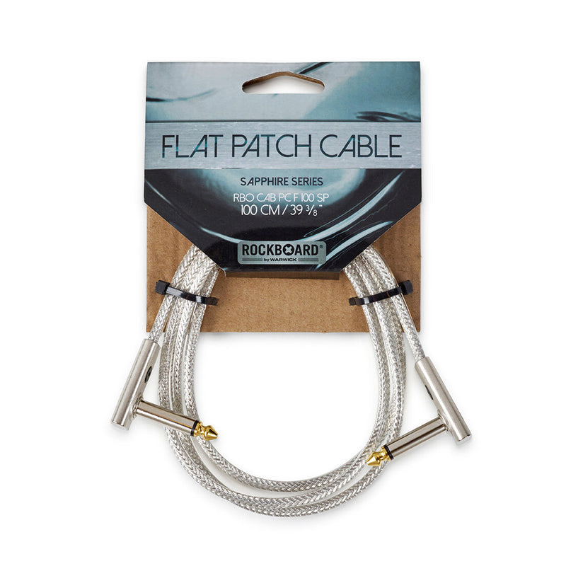 Rockboard RBO CAB PC F 100 SP SAPHIRE SÉRIE Câble de patch plat - 100 cm / 39 3/8 "