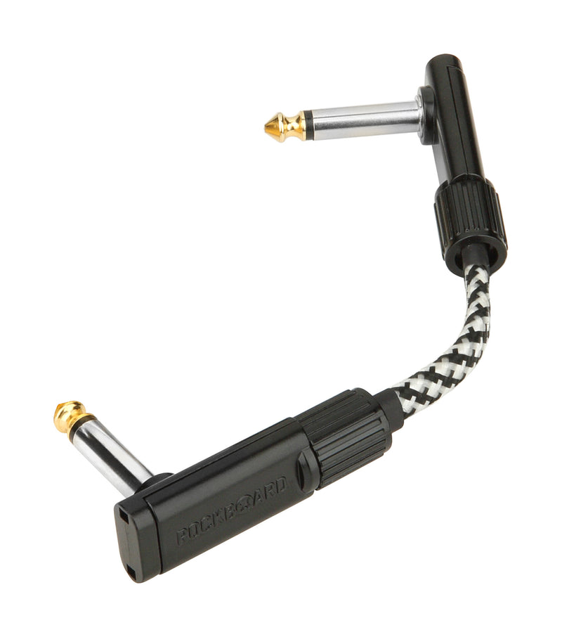 RockBoard RBO CAB PC F 5 SPT Salt&Pepper Tweed Series Flat Patch Cable - 5 cm / 1 31/32"