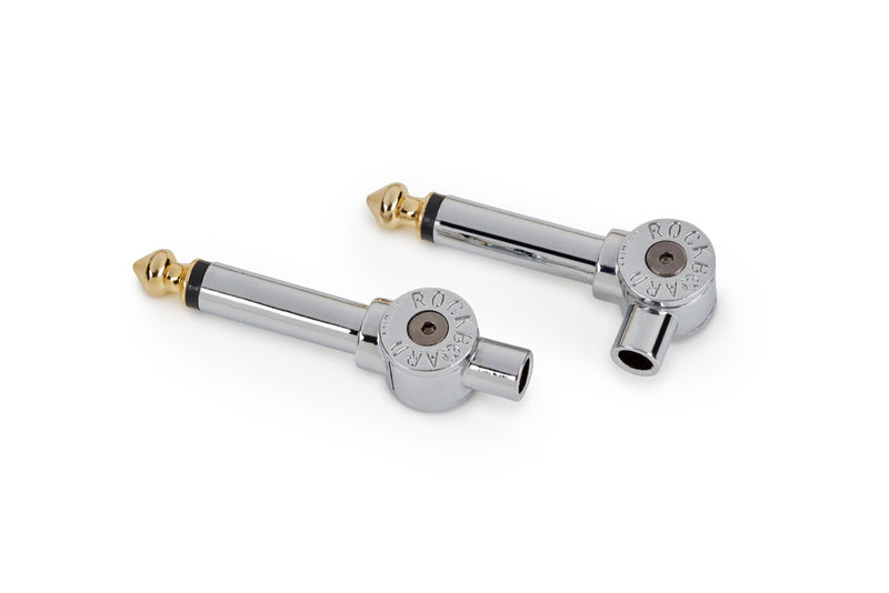 RockBoard RBO CAB PW PLUG 2 CR PatchWorks Solderless Plugs, 2 pcs. - Chrome