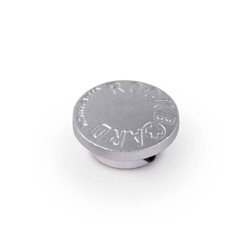 RockBoard RBO FT STOMPETE SI StomPete Footswitch Topper, 3 pcs. - Silver