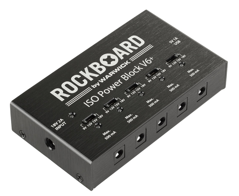 RockBoard RBO POW BLO ISO 6+ Bloc d'alimentation ISO V6+ Alimentation multi isolée