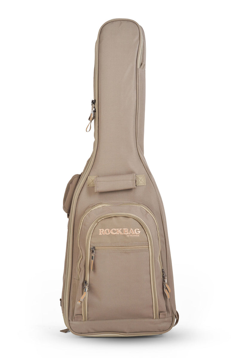 RockBag 20446 Student Line Cross Walker Electric Guitar Gig Bag (Khaki)