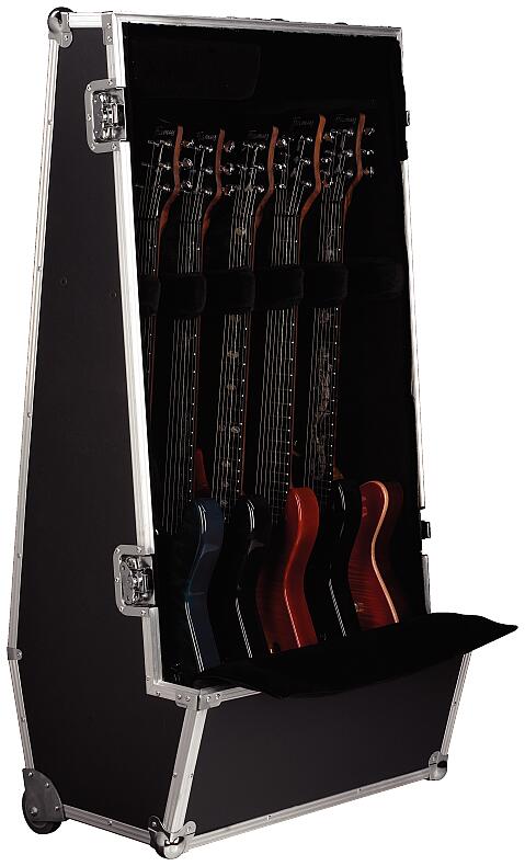 Rockcase RC 10861 GU / FL Ligne standard Multiple Instrument Style Flight Case (5 guitares électriques)