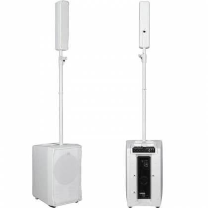 RCF EVOX JMIX8 W Enceinte active 2 voies 1400 W avec mixeur (Blanc)