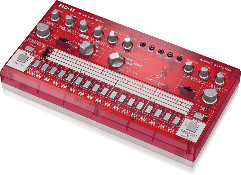 Behringer RD-6-SB Analog Drum Machine - Strawberry