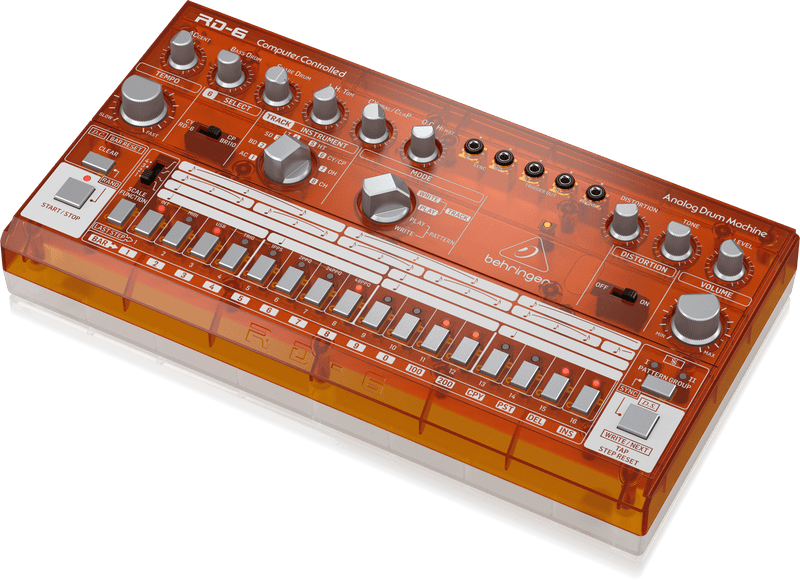 Behringer RD-6-TG  Analog Drum Machine - Tangerine