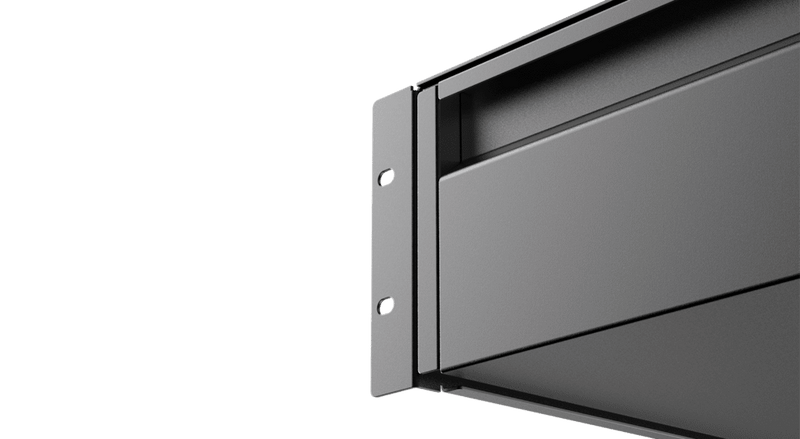 Caymon RD320L/B 19" Rack Drawer For 3 Units With Lock