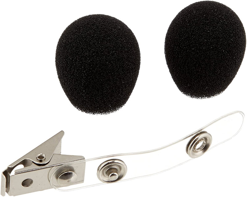 Shure RK318WS Headset Microphone Windscreen and Clothing Clip