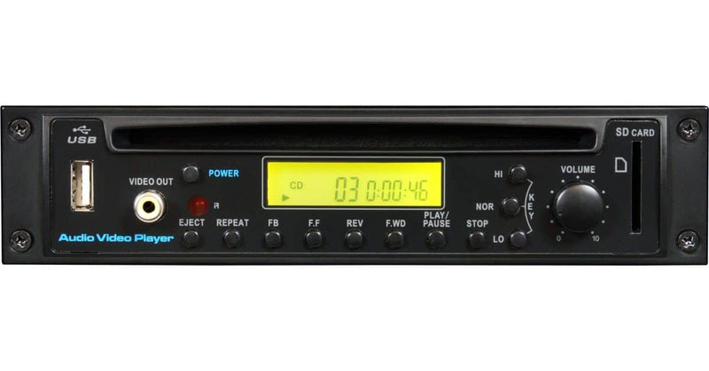 Galaxy Audio RM-CDV Antishock DVD, CD & MP3 Player w/ Wireless Remote Control