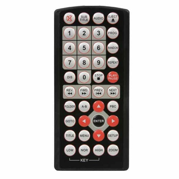 Galaxy Audio RM-CDV Antishock DVD, CD & MP3 Player w/ Wireless Remote Control