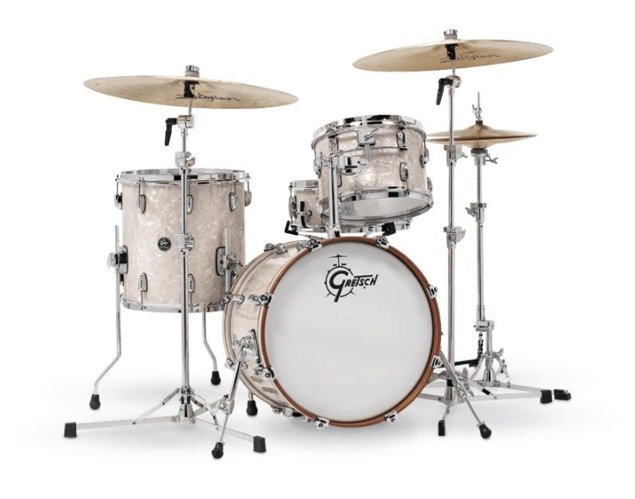 Gretsch Drums RN2-J484-VP Renown 4-Piece Jazz Shell Pack (Vintage Pearl)