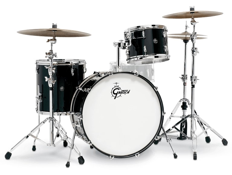 Gretsch Drums RN2-R643-PB Renown 3-Piece Maple Drum Shell Pack (Piano Black)