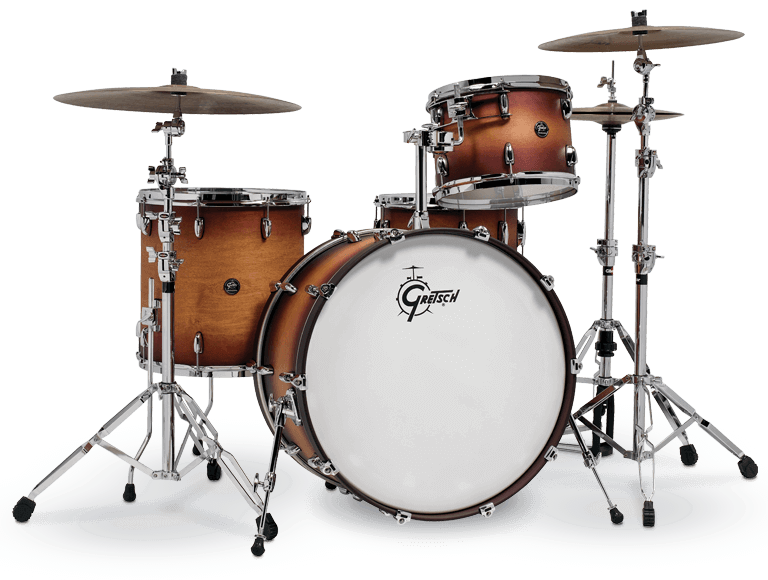 Gretsch Drum RN2-R644-STB Renown 4 pièces (24 / 13/16/14SN) Shell Pack (Satin Tobacco Burst)