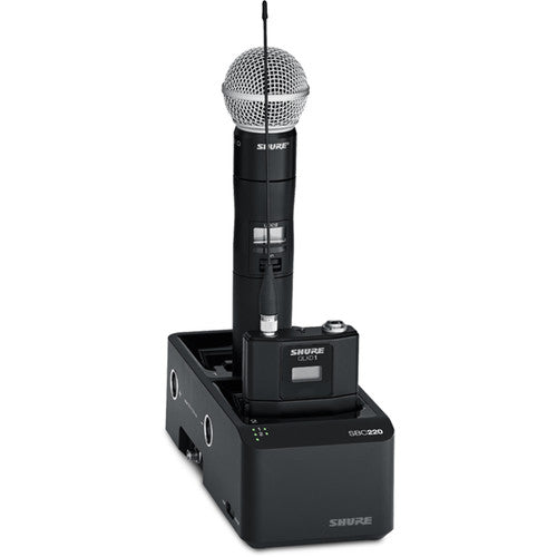 Shure SBC220US Chargeur de batterie en réseau à 2 baies avec alimentation