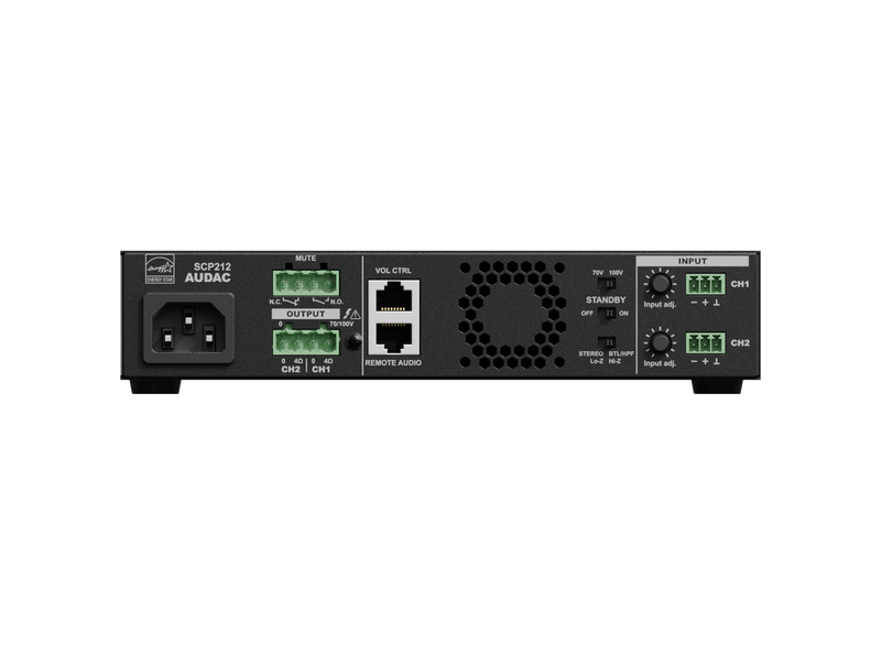 Audac SCP212 Compact Dual-Channel Power Amplifier