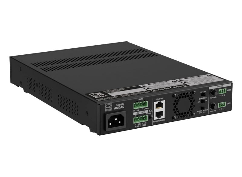 Audac SCP224 Compact Dual-Channel Power Amplifier