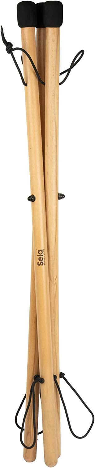 Sela SE198 Foldable & Height Adjustable Handpan Stand (Beech Wood)