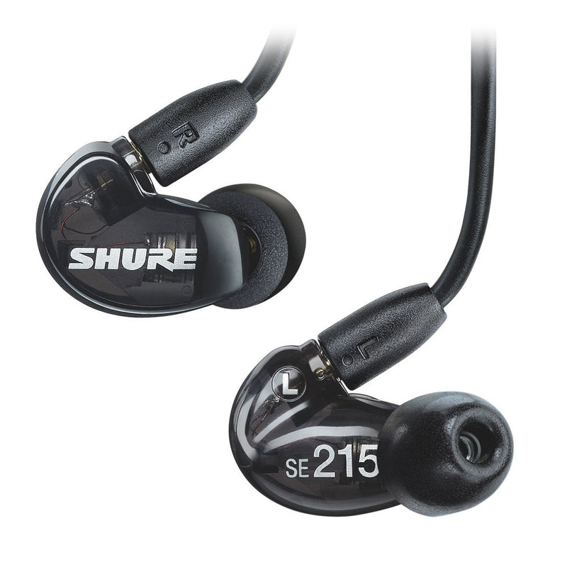 Shure SE215-K Sound-Isolating In-Ear Earphones (Black)