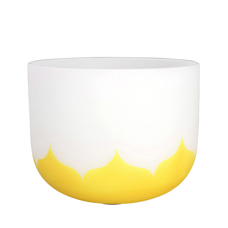 Sela SECLU-SET Crystal Singing Bowl Chakra 7-Piece Set Lotus - 432 Hz