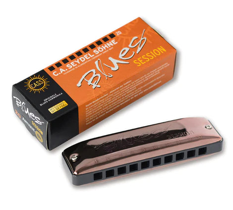 Seydel SH10201/Bb/antiq Session Standard Antique Diatonic Blue Harmonica Bb