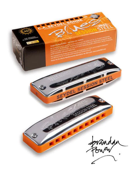 Seydel SH10301/PB/D Session Steel Powerbender Harmonica D