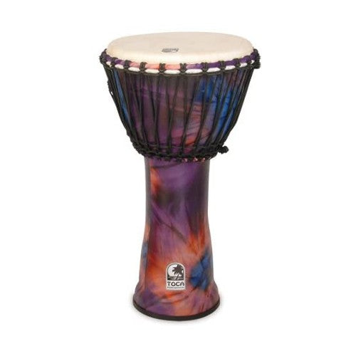 Toca SFDJ-12WP Synergy Freestyle Rope Tuned Djembé 12" - Woodstock Violet