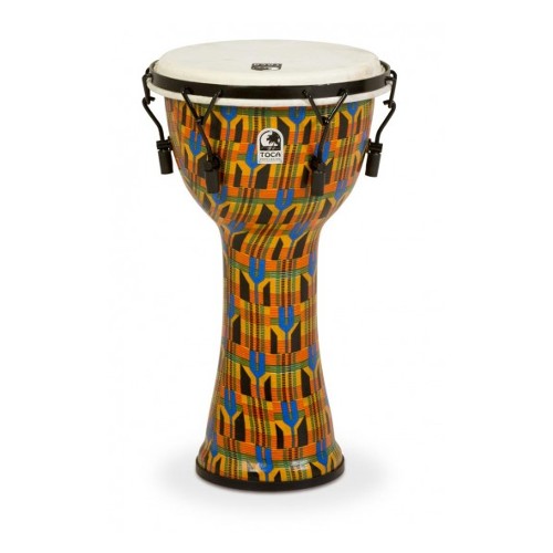 Toca SFDMX-10K Djembé Freestyle 10" à réglage mécanique - Tissu Kente