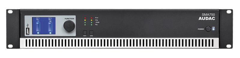 Audac SMA750 WaveDyanmics Dual-Channel Power Amplifier