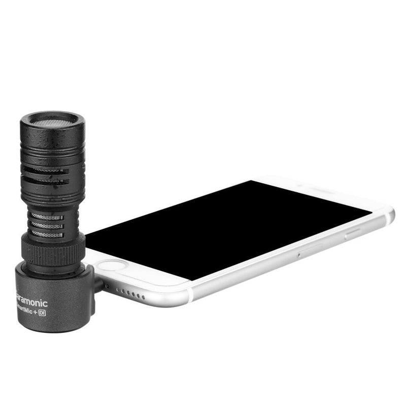 Saramonic SMARTMIC+DI Compact Directional Microphone w/ Lightning Connector For Iphone & Ipad