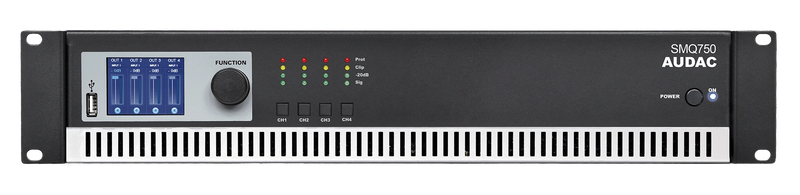 Audac SMQ750 WaveDynamics Quad-Channel Power Amplifier