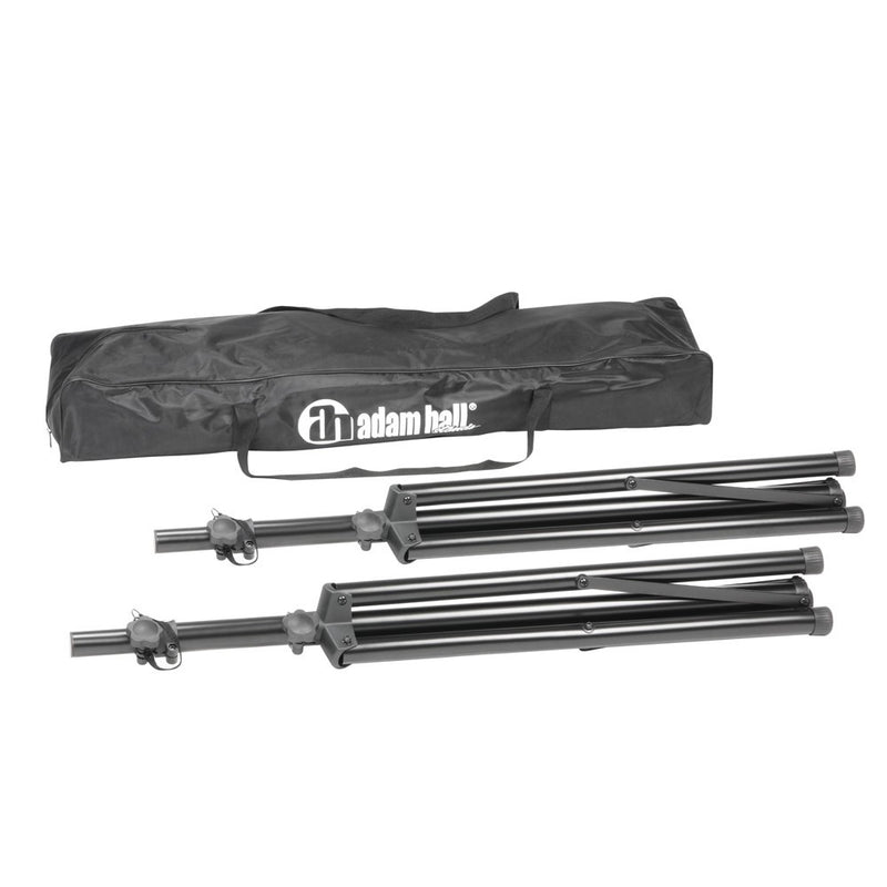 Adam Hall Stands SPS023SET Ensemble de 2 supports d'enceintes avec sac