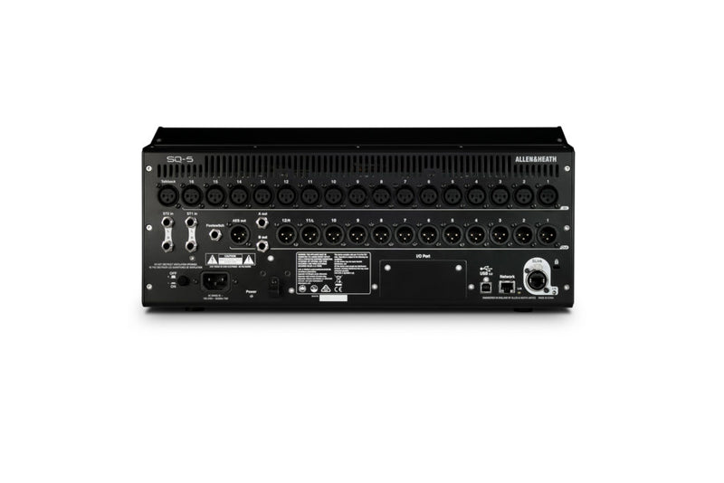 Mélangeur numérique Allen & Heath SQ-5 48 canaux/36 bus avec 16+1 faders motorisés