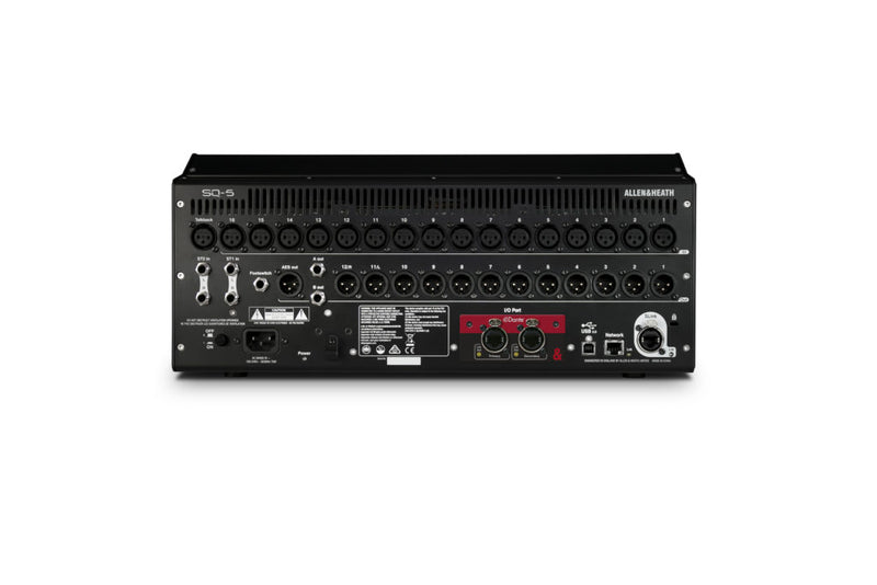 Mélangeur numérique Allen & Heath SQ-5 48 canaux/36 bus avec 16+1 faders motorisés