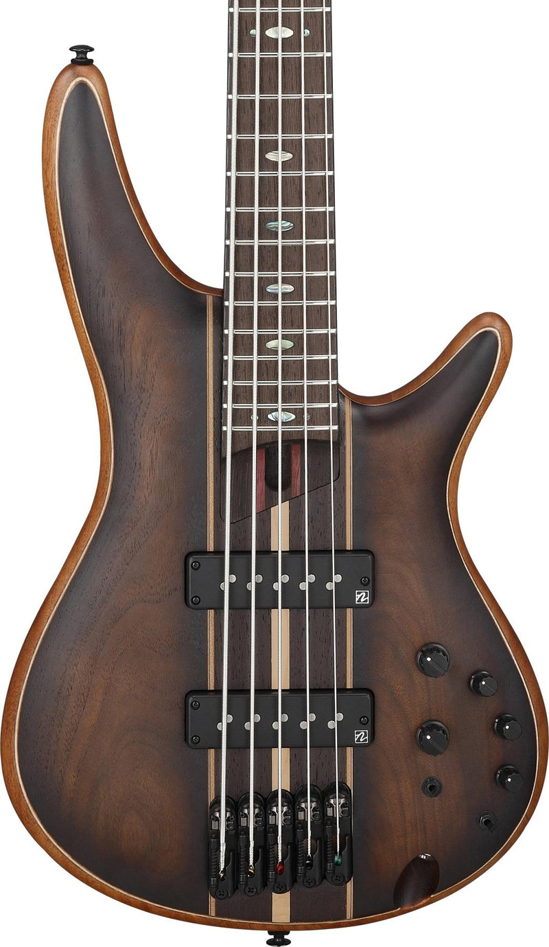 Ibanez Premium SR1355B Guitare basse 5 cordes (Dual Moka Burst Flat)