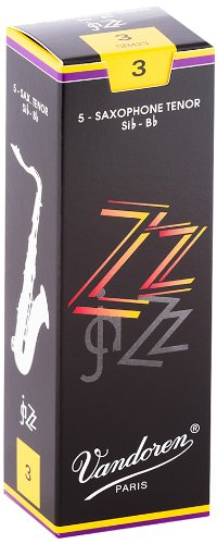 Vandoren SR423 Tenor Sax ZZ Reeds Strength 3 (Box of 5)