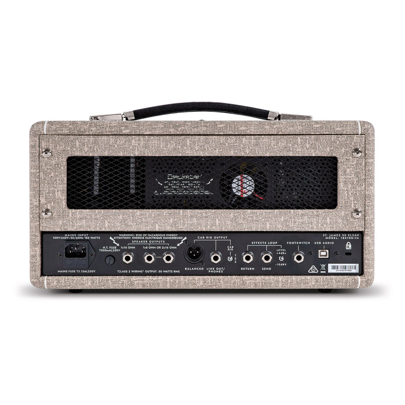 Blackstar St. James STJ50EL34H 50-watt Amp Head w/EL34 Tubes