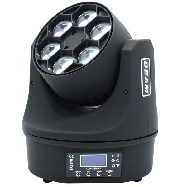 Storm Striker Bee Eye 6X 10W Rgbw Moving Head - Red One Music