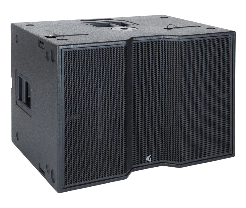 Axiom SW215FA Système de caisson de basses à traitement CORE alimenté par passe-bande et collecteur à très haut rendement - 2 x 15" (version volante)