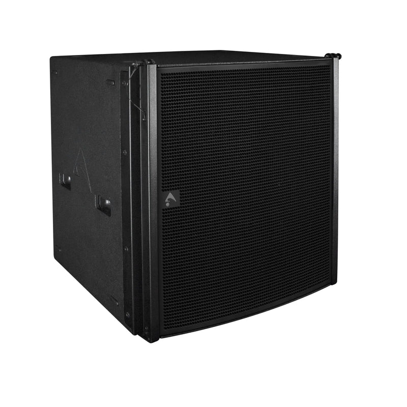 Axiom SW36XFA Caisson de basses pilotable à très haut rendement alimenté par passe-bande et traité CORE - 2 x 18"
