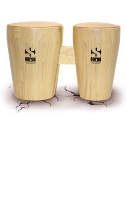 Sarga BGAW Bongo Cajon - Red One Music