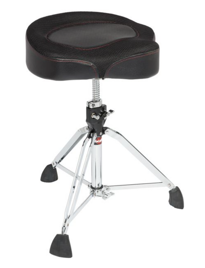 Gibraltar 9608MW2T Oversized Moto Seat Web Top Drum Throne