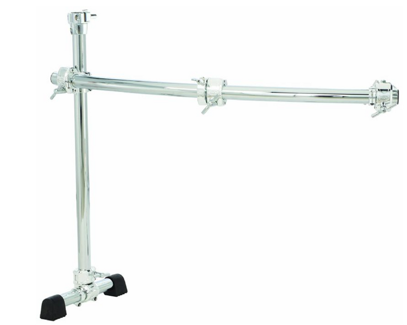 Gibraltar GCS150C Chrome Series Côté rack incurvé de 40 pouces avec pinces en T à dégagement rapide et RMAA