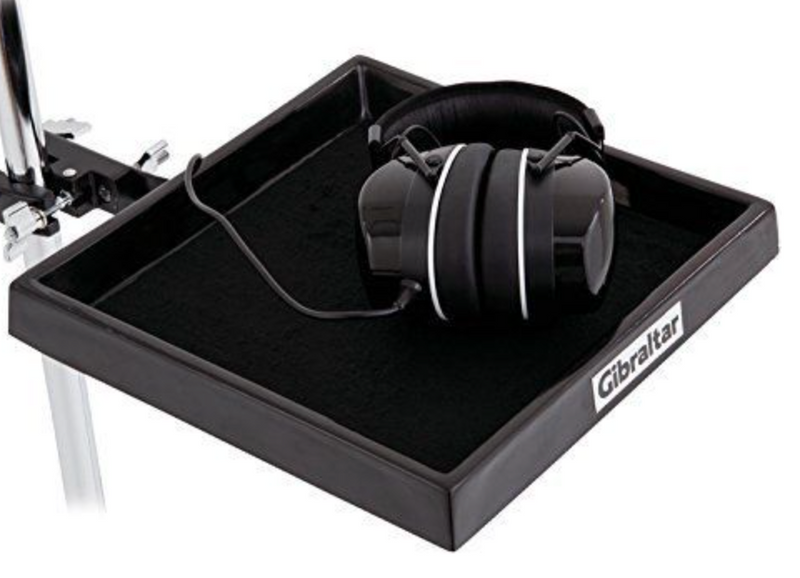 Gibraltar DJ-GEMAT Table d'accessoires pliable 12 x 12 avec pince de fixation