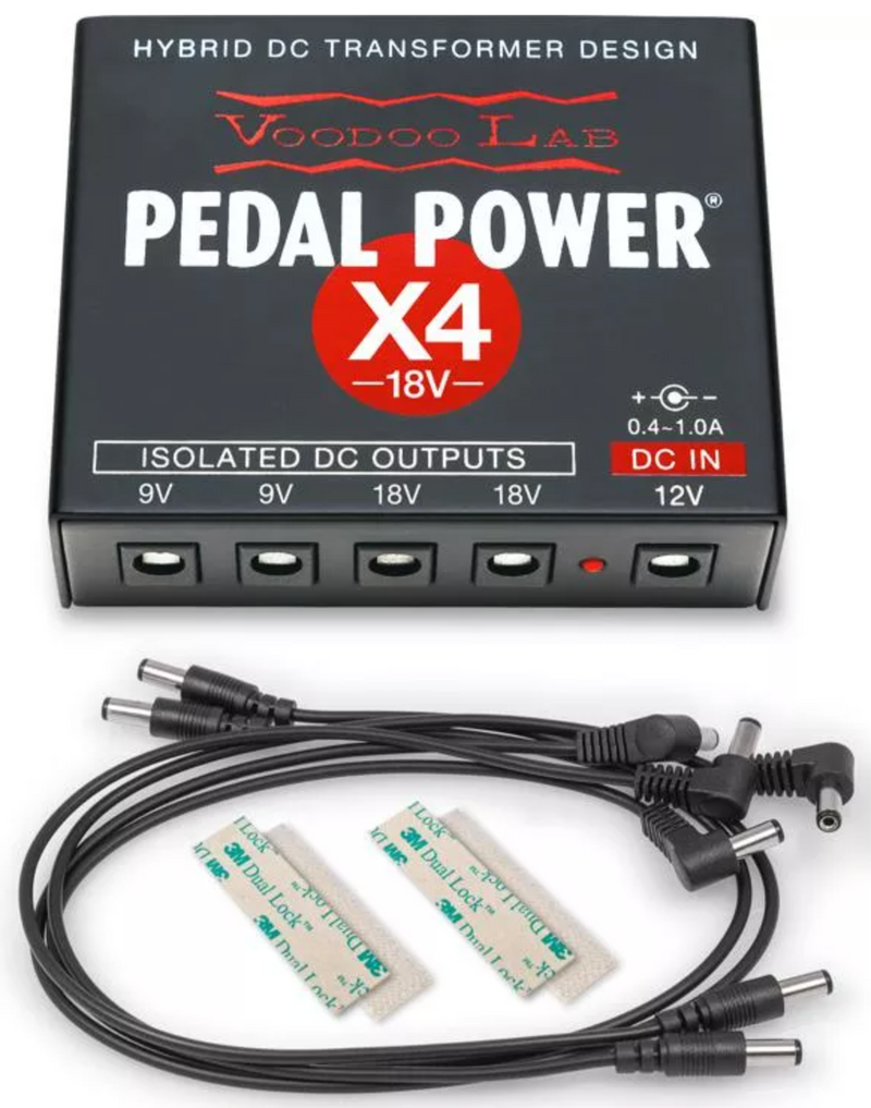 Voodoo Lab PPX4EK-18V Alimentations isolées avec câbles