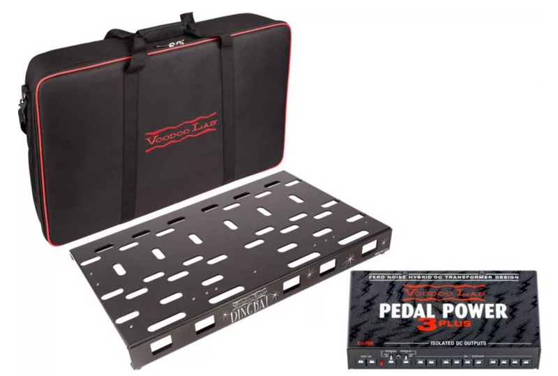 Voodoo Lab DBLP3P Dingbat Pedalboard Power Package - Grand avec Pedal Power 3 Plus
